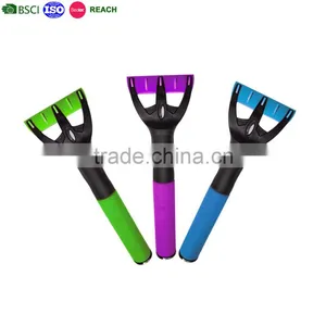10 Years Factory Ice Scraper With EVA Grip, Short Handle Plastic Ice Scraper thumbnail-1