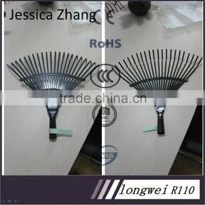Garden Steel Leaf Rake R110 Red Color 18 Teeth or 22 Teeth thumbnail-3