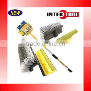 3M 9Ft Extendable Aluminum Telescopic Water Fed Window Car Van Wash Brush thumbnail-1