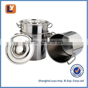 Large Household Stainless Steel Soup Pot Oil Pot With Lid thumbnail-5