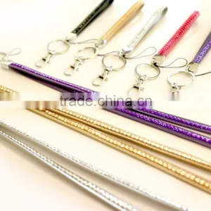 Promotion Gift PU Crystal Gem Lanyard, Swivel Snap Hooks, Key Ring Accembly, Acrylic Gem Key Chain thumbnail-5