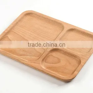 Eco-friendly 25x18.5x1cm Wooden Food Tray thumbnail-3