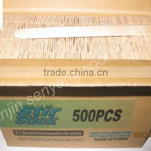 Disposable Hand Mixed Paint Palette Paddle Wood Paint Stir Stick thumbnail-1