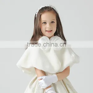 High Quality Baby Wool Ponchos Dresses Accessories Kids Winter Warm Poncho Shawl thumbnail-3