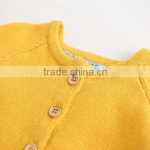 Wholesale Ginger Color Knitting Patterns Baby Girl Cardigans Sweaters thumbnail-3