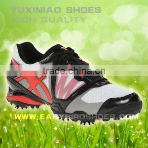 Fashion Rubber Golf Sports Shoes Brand Name, High Top Golf Shoes Spike With Genuine Leather for Business thumbnail-1