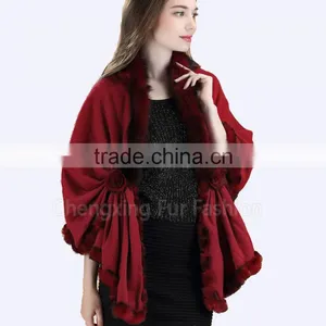 CX-B-P-69B Best Selling Cashmere Wool Women Fashion Scarves Ans Shawls thumbnail-3