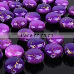 Multicolor Flower Design Acrylic Charms Diy Handmade Flower Plastic Charms for Bracelets Jewelry thumbnail-3