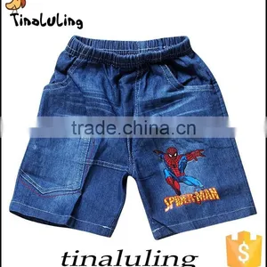New Boys Spider Man Jeans Wholesale Summer Pants Shorts thumbnail-1