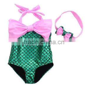OEM 2017 Plus Size One Piece Tankini Mermaid Swimsuit thumbnail-2