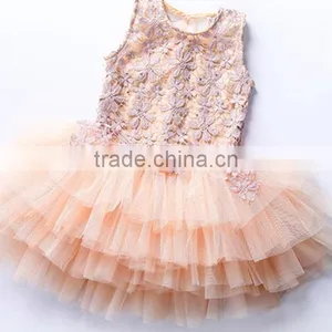 Zm50345b Summer New Style Child Clothes Lace Grenadine Girls Princess Dress thumbnail-4