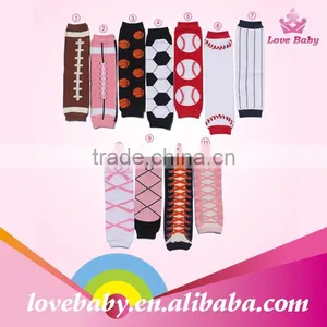 Wholesale Baby Girls Knitting Leg Warmers Fashional Sports Theme Kids Leg Warmers thumbnail-1