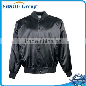 Design Baseball Jacket Pro-Satin With Solid Trim And Quilt Lining Adult Mens thumbnail-1