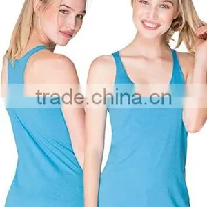 Next Level Apparel Ladies' Tri-Blend Racerback Tank Top - Made of 50% Polyester, 25% Cotton and 25% Rayon. Comes With Your Logo thumbnail-1