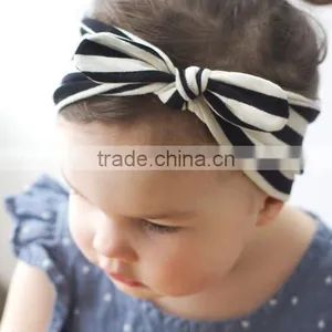 Wholesale Top Baby Knotted Hair Headband Cotton Headbands thumbnail-6
