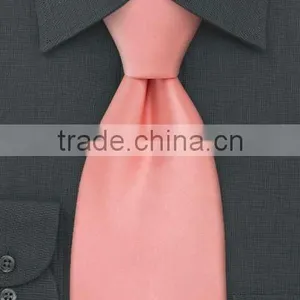 Solid Poly Ties in Pink thumbnail-1