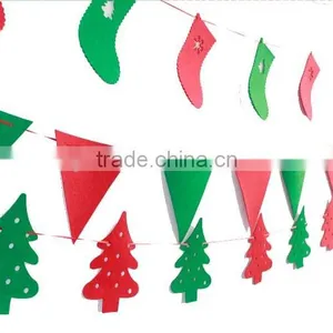 Hot Selling Christmas Party Decoration Bunting Flag/ Pennant thumbnail-3