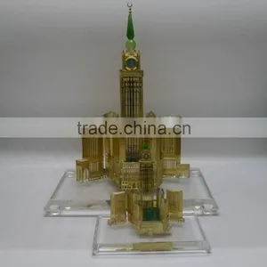 Famous Crystal Makkah Royal Clock Building For Souvenir Gift thumbnail-2