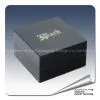 Custom Black Wood Clipped Ring Box Wholesale thumbnail-1