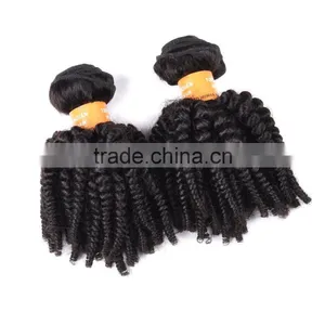 Wholesale Virgin Raw Cheap Black Indian Curly Hair Extensions thumbnail-2