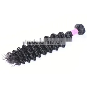 Indian Virgin Curly Hair Deep Wave 100% Unprocessed Human Hair Weft Mocha Hair Indian Deep Curly thumbnail-6