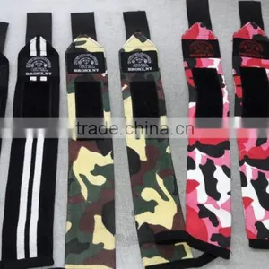 Custom Camo Printed Crossfit Fitness Wrist Wraps With Customized Logo thumbnail-2