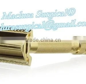 GOLE PLATED SHAVING SAFETY RAZOR thumbnail-1