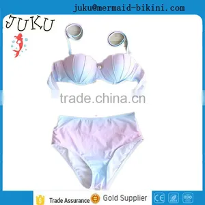 Kids Girls Mermaid Swimming Costumes Swimmable Bikini Set Swimwear Swimsuit thumbnail-3