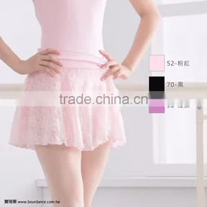 Bourdance Girl Lace Asymmetrical Ballet Dance Skirt thumbnail-1