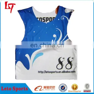 New Style Reversible Lacrosse Jersey/Cheap Custom Lacrosse Pinnies/ Wholesale Best Quality Lacrosse Uniform thumbnail-1