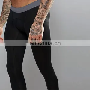 Mens Black Trainning Spandex Tight Legging thumbnail-3