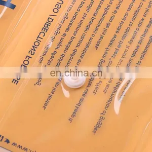 Custom Wholesale Clear Pvc Bag With Button High Quality Plastic Packaging Bag for Pen ,ruler thumbnail-2