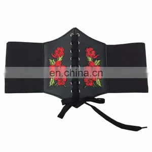 Cut Out PU Trim Waist Cincher Belt Pu Waist Belt thumbnail-3