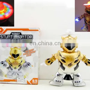 Interesting B/o Spinning Dancing Robot Toy With Flashlight and Music HC96545 thumbnail-1