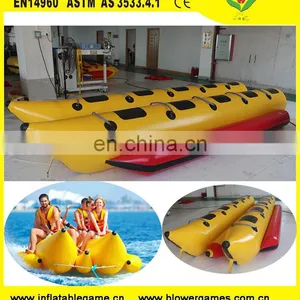 10 Seat Summer Water Toys Inflatable Banana Boat thumbnail-1