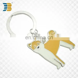 3D Dog Shape Custom Made Metal Keychain thumbnail-2