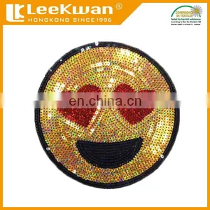Emoji Sequin Patch, Sequin Embroidery Patch, Sequin Applique thumbnail-6