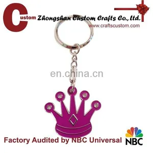 Zinc Alloy Cast Hard Enamel Metal Keychain thumbnail-3
