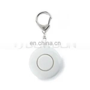 Promotional Gift Round Shaped Mini Keychain Personal Alarm With LED Light thumbnail-4
