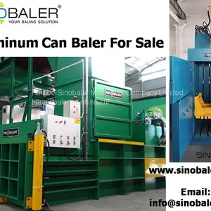 Aluminum Beer Cans Baler Machine / Aluminum Drink Cans Baler thumbnail-1