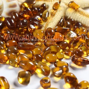 Shandong Zhuyuan Export Recycle Glass Bead Intermix 1-3mm3-6mm6-9mm Orange Yellow Aggregates Glass Bead thumbnail-1
