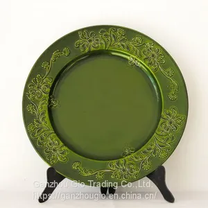 Plastic Charger Plate,christmas Decoration Plate Charger Plate Made in China YF-60572 thumbnail-2