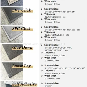 PVC Flooring Sheet Tiles Glue Down thumbnail-5