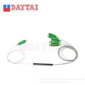Mini Passive FTTH Fiber Optic Cable 1x6 PLC Splitter thumbnail-1