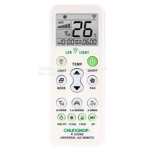 K-2028E LED Light Remote Control Universal Air Conditioner Remote Codes thumbnail-1