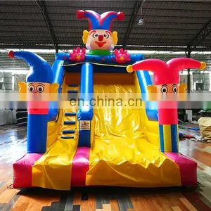 Giant Inflatable Clown Circus Jump and Slide Bounce House ,Inflatable Blow up Tarpaulin Slide for Kids and Adult on Mall thumbnail-5