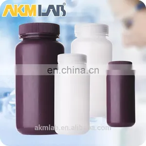 AKMLAB Laboratory White or Brown PP Plastic 30ml 60ml 125ml 250ml 500ml 1000ml 2000ml Reagent Bottle thumbnail-3