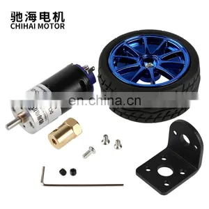 Chihai Motor 65mm Wheel Coupling Kit GM25-370k Low Noise DC6V 12V 24V Wall Climbing Car Motor WPL B-14 for DIY Smart Robot thumbnail-3