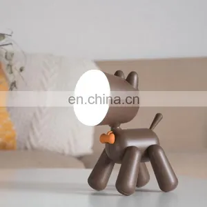 Gift USB Rechargeable Moveable Body Switch Control Cute Image 2 Modes Brightness Children Puppy Night Light thumbnail-3