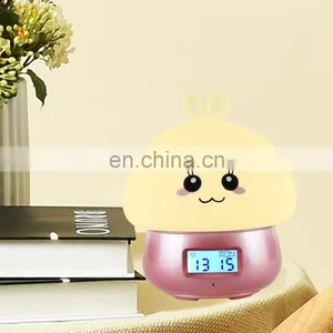 Colorful Changeable Night Light Table Lamp Alarm Clock Children Kids Digital Clock thumbnail-5